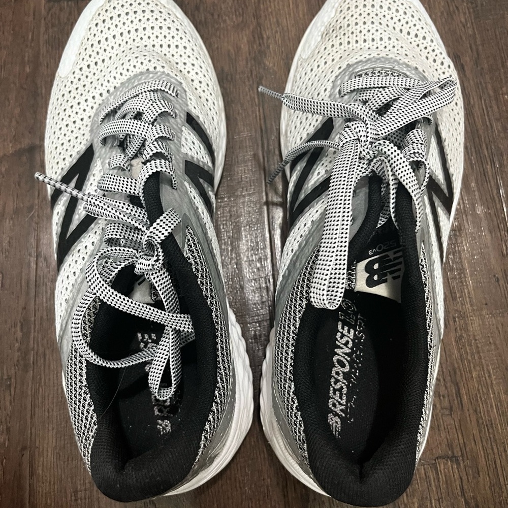 New Balance White and Black Women's Running Shoes
